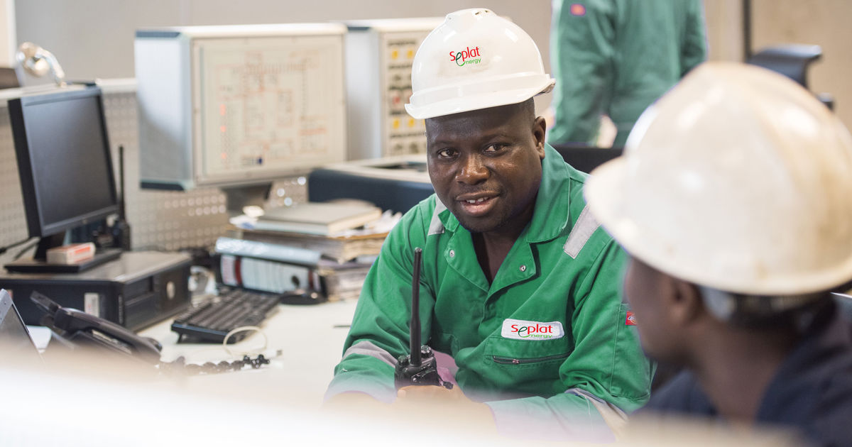 Nigerian oil and gas control room engineer
